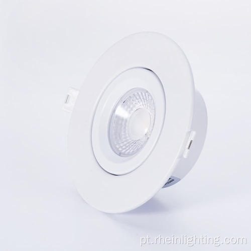 Luz LED embutida de gimbal de 4 "com caixa de junção